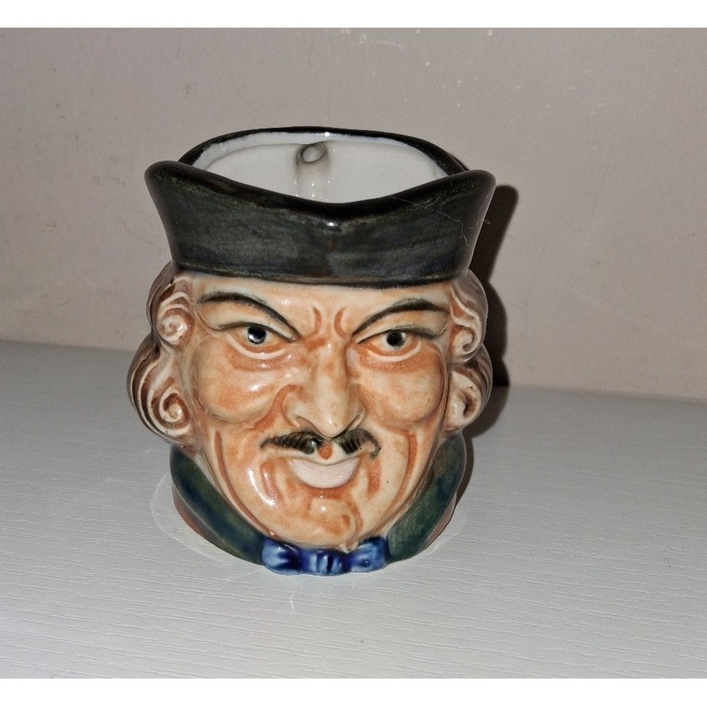 Vintage Occupied Japan Toby Character Jug Mini Pitcher 3.25" Tall